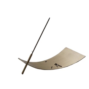 Hot Selling Brass Dhoop <b>Holder</b> With Wooden Handle Indian Traditional Dhoop Cones or Resin <b>Incense</b> <b>Incense</b> <b>Stick</b> Brass Agardan - Product Image 1