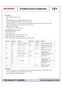 Metravi 15 + mV ma dụng cụ điện bao gồm vòng calibrator - Product Image 3