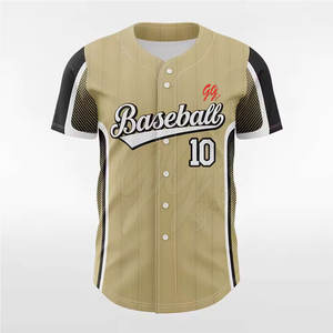 Jersey de béisbol de nuevo diseño hecho en Pakistán a la venta Jersey de béisbol transpirable para hombres Jersey de béisbol de tendencia - Product Image 2