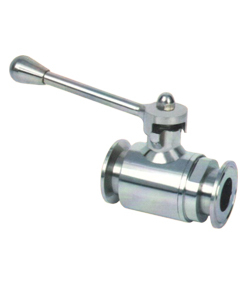 Sanitary Tri Clover End 2 <b>Pc</b> Ball Valve Stainless Steel Pharmaceutical grade - Product Image 1
