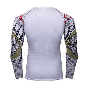 Maillot de compression pour homme à manches longues de couleur personnalisée Nouveau style Maillot de compression pour homme en vente en ligne - Product Image 2