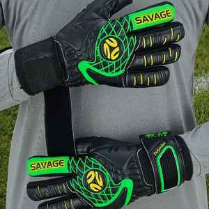 Gardien de but en cuir de qualité personnalisable Poignée en latex Cuir confortable - Product Image 1