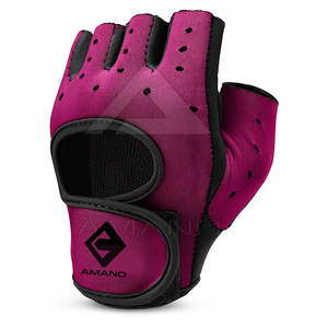 Gants de sport en cuir sur mesure, demi-doigts, respirants, pour hommes et femmes, musculation, entraînement physique, équipement de sport - Product Image 3