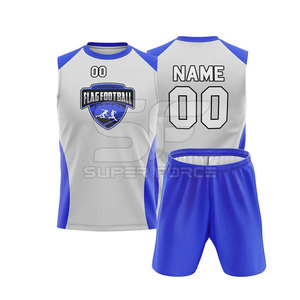 Ensemble d'uniformes de football drapeau en maille respirante drapeau à sublimation personnalisé maillots et shorts de football - Product Image 2