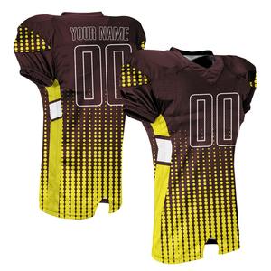 Uniforme de fútbol americano personalizado para adultos y jóvenes, camiseta de fútbol transpirable con cuello en V, uniforme de fútbol Atlético de malla - Product Image 4