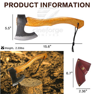 Hacha de Acero al Carbono de Calidad Premium Personalizada, Venta Directa de Fábrica, Hacha de Acero al Carbono en Stock - Product Image 2