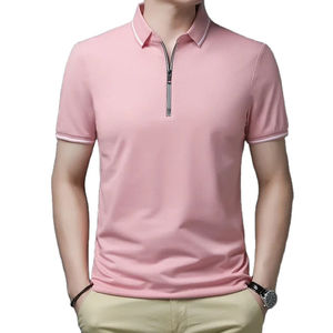 Nuevos polos de Color sólido para hombre, camisetas de manga corta informales a la moda de verano para hombre, polos de moda para hombre - Product Image 6