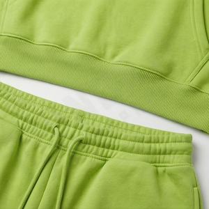 Ensemble de sweat-shirts pour hommes, couleur unie, sweat-shirt personnalisé, pantalon en molleton, survêtement décontracté, logo personnalisé, vêtements de sport, de gym et de fitness - Product Image 5