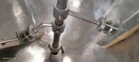 Mélangeur à spirale industriel automatique pour pâte, machine à moudre avec boîte de vitesses, double moteur, capacité 100 kg, acier inoxydable 316L poli miroir
