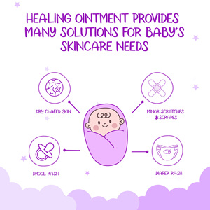 Pomada curativa para bebés OEM/ODM, terapia avanzada, protector cutáneo para piel agrietada o seca a precio mayorista con etiqueta privada - Product Image 3