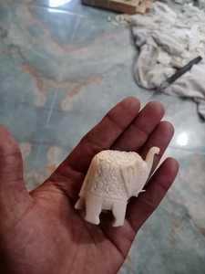 Elefantes de hueso tallados a mano hechos a medida con tallas intrincadas ideales para usar como decoración del hogar y la Mesa, ideal para reventa - Product Image 5