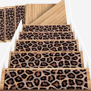 Leopard <b>Step</b> Rug, Printed Rug, Modern Design, <b>Machine</b> Washable,Goblen - Product Image 4