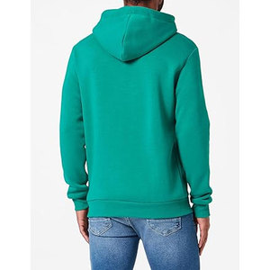 Pull à capuche personnalisé en coton noir sweat à capuche uni avec poches kangourou automne sweat à capuche lourd pour hommes - Product Image 3