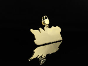 จี้เพชร CZ สไตล์ฮิปฮอปแบบสั่งทำพิเศษจากสหราชอาณาจักร - Product Image 3