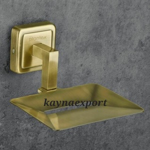 Gold Plated Stainless Steel 304 Customized Shape Luxury Soap Dish Dispenser Hand Cleaning Soap Bar Holder Vanity Countertop <b>Wall</b> - Product Image 1