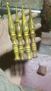 Crochets en bois colorés à l'aspect ancien fabriqués sur mesure en taille 3.5mm, idéaux pour la revente par le magasin de fournitures d'artisanat en tricot - Product Image 2