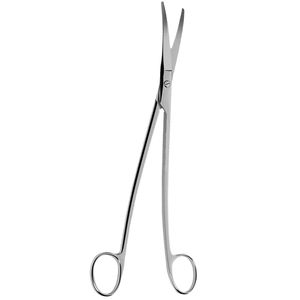 Disposable Wholesale Medical Grade Stainless Steel Manual Uterine Scissors Straight Blunt Pointed <b>Blades</b> <b>Surgical</b> Instruments - Product Image 2