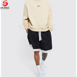 Ensemble de shorts à capuche pour homme de haute qualité, écologique, séchage rapide, streetwear tendance, tenue décontractée, séances de gym, entraînement sportif - Product Image 5