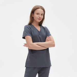 Uniformes de gommage respirants jetables SMS infirmières costumes de gommage uniformes d'infirmière ensembles de gommages - Product Image 1