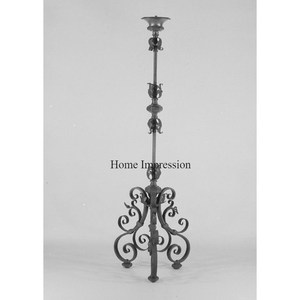 Haute gradation plaqué or en aluminium coulé 5 bras moderne créatif Art Designer haute qualité candélabre décoration de mariage - Product Image 5