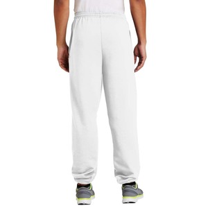 <b>Mens</b> Soft Fleece Sweatpants Essential Fleece <b>Trouser</b> Pockets Heavy Blend <b>Elastic</b> Bottom Pants - Product Image 2