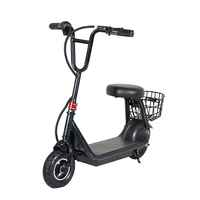 Trottinette électrique pliable mini 250W, batterie amovible 36V, avec panier de rangement