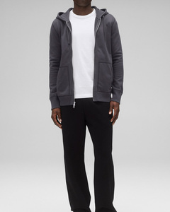 Sudadera con capucha ajustable con cremallera y bolsillos dobles con estilo para hombre Sudadera con capucha de tela suave cómoda de ajuste moderno clásico con logotipo personalizado - Product Image 1