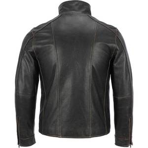 Chaqueta de Invierno de Cuero Sintético de Primera Calidad para Hombre 2025, Diseña Tu Propia Chaqueta con Cremallera Delantera, Personalizable para Exteriores - Product Image 5