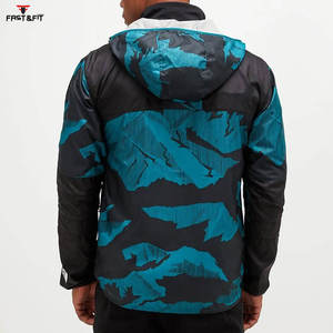 Confortable et élégant nouveauté hommes mode fermeture éclair poche manteau de pluie imperméable à capuche veste de pluie - Product Image 4