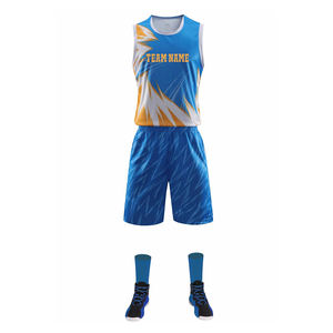 Nuevo 2025 conjuntos de uniformes de baloncesto personalizados para hombres, niños y camisetas de equipos juveniles con nombre y número ropa deportiva en blanco ropa de entrenamiento - Product Image 6
