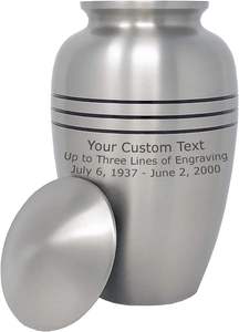 Metal Custom Engraved Classic Pewter Adult Cremation <b>Urn</b> <b>Ashes</b> Adult Male Large <b>Urns</b> <b>for</b> Dad and <b>Urns</b> - Product Image 4