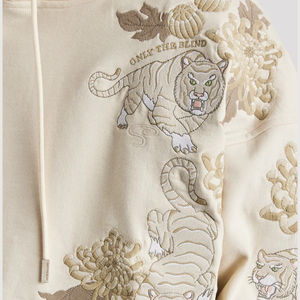 Sudadera con capucha lavada con bordado Vintage de alta calidad, ropa de calle personalizada para hombre, 100% algodón sólido de gran tamaño, ecológico, de talla grande, para invierno - Product Image 2