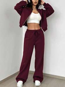 Unisex Oversized Solid Printed Hoodie Pants Tracksuit Set Regular Fit Casual Streetwear <b>100</b>% <b>Nylon</b> Fleece Winter Plus Size - Product Image 3