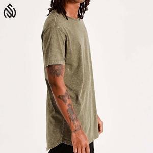 Camisetas de lavado ácido de algodón de alta calidad para hombres Diseño único Regular Hecho a medida Nueva tela de punto de moda - Product Image 4