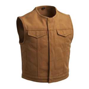 Chaqueta de Motociclista para Hombre, Elegante, Nueva, de Alta Calidad, para Otoño, Talla Grande, Personalizable, 100% Poliéster, Resistente al Viento, con Botones de Cuero Sintético - Product Image 1