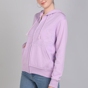 Material ligero y sensación transpirable para días activos Cozy Fleece Zip Hoodie con cuello alto y ajuste cómodo - Product Image 5