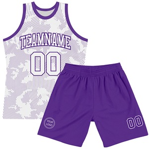Ensemble d'uniformes de basket-ball sans manches personnalisés pour les clubs Maillots de basket-ball de style professionnel avec numéros et noms personnalisés - Product Image 1