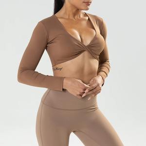 Ropa deportiva para mujer, conjunto de Yoga, chándal de gimnasio de cintura alta y Sujetador deportivo, trajes de entrenamiento para Fitness, ropa deportiva de 2 piezas - Product Image 5