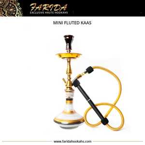 Farida 2025 Mini Tower Shisha latón macizo de alta calidad portátil Hookah laca acabado nuevo diseño tamaño pequeño recto - Product Image 6