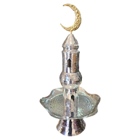 Ensemble de 2 bols en cristal couleur or pour mosquée, qualité supérieure, tailles et formes personnalisées, style moderne, décoration intérieure, prix de gros