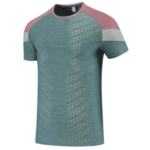 Camiseta de Hombre Lavada, Transpirable, Estilo Urbano, en Negro, Verde y Multicolor, Corte Regular, 100% Algodón Tejido - Product Image 1