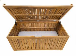 Wholesaler Solid Acacia Wood Patio <b>Bench</b> <b>Storage</b> Box With Cushion For <b>Garden</b> And Outdoor Furniture High Quality - Product Image 5