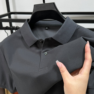 <span class=keywords><strong>Polo</strong></span> da Uomo in Cotone di Alta Qualità, T-shirt Estiva a <span class=keywords><strong>Maniche</strong></span> <span class=keywords><strong>Corte</strong></span>, <span class=keywords><strong>Polo</strong></span> da Uomo con Risvolto, Vestibilità Ampia, Ricamo di Design - Product Image 5