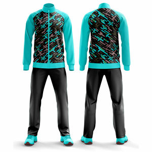 ชุดออกกำลังกายแบบกำหนดเอง เสื้อแจ็คเก็ตและกางเกงขายาว สำหรับผู้ชาย ผู้หญิง และเยาวชน ชุดทีม ชุดฝึกซ้อม ราคาถูก ขายส่ง - Product Image 2