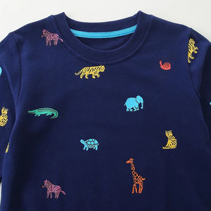 Sudaderas para Niños con Logotipo Personalizado, 100% Algodón, Nueva Felpa, Estampado Sólido, Ropa para Bebés y Niños, Teñido Liso, Invierno - Product Image 4