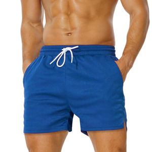 Haute qualité Streetwear course Sport Baseball Shorts homme été taille élastique ample solide genou longueur pantalon Shorts pour hommes - Product Image 1