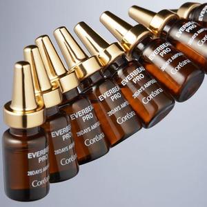 Ampolla Koreana Everview Pro 28 Días OBM para Uso Doméstico, Reparación de la Piel, Antiarrugas, Elasticidad, Alfa-Arbutina, Niacinamida, Oro 24K - Product Image 5