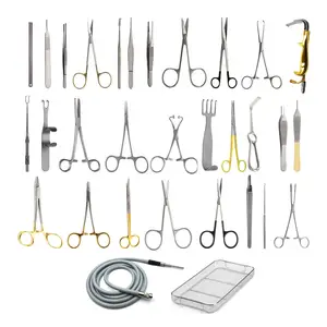 31 PCS Use In Hospital For Different Surgeries,Best Quality Plastic Surgical Instruments Set By SURGICASTLE