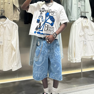 เสื้อยืดพอดีตัวสำหรับผู้ชายผ้าคอตตอนฮิปฮอปพิมพ์ลายหน้าจอ DTG แห้งเร็วระบายอากาศได้ดี - Product Image 3