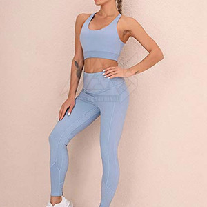 Ensemble de yoga pour femmes, nouveau design, logo personnalisé, séchage rapide, nouvelle arrivée, respirant, en vente - Product Image 6